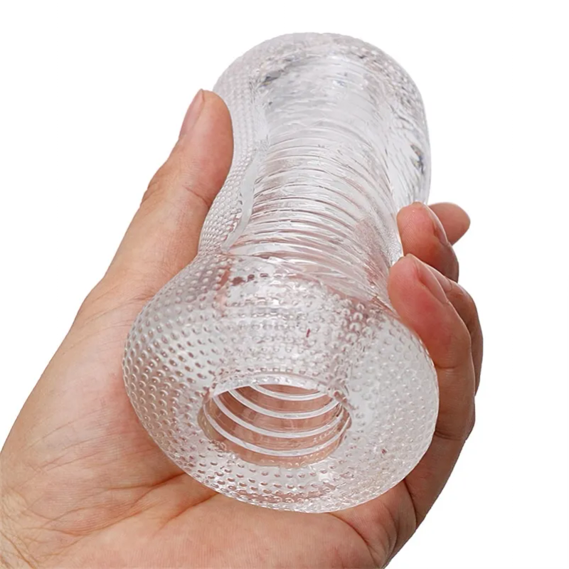 Masturbatori 13cm Trasparente l Sex Toy per Uomini 18 Plus Masturbatore Maschile R 220823_voghion.com