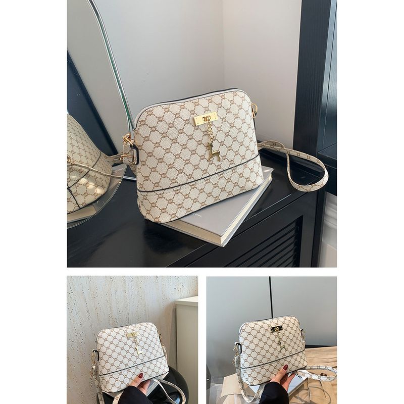 Borsa a tracolla monospalla con texture da donna, modello Advanced Deer Hanging, modello 2024, nuova moda_voghion.com