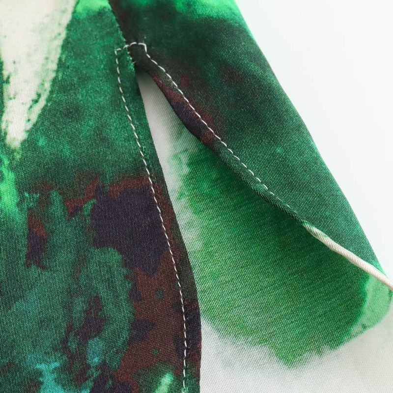 Abbigliamento donna Autunno Camicia con stampa a fiori grandi_voghion.com