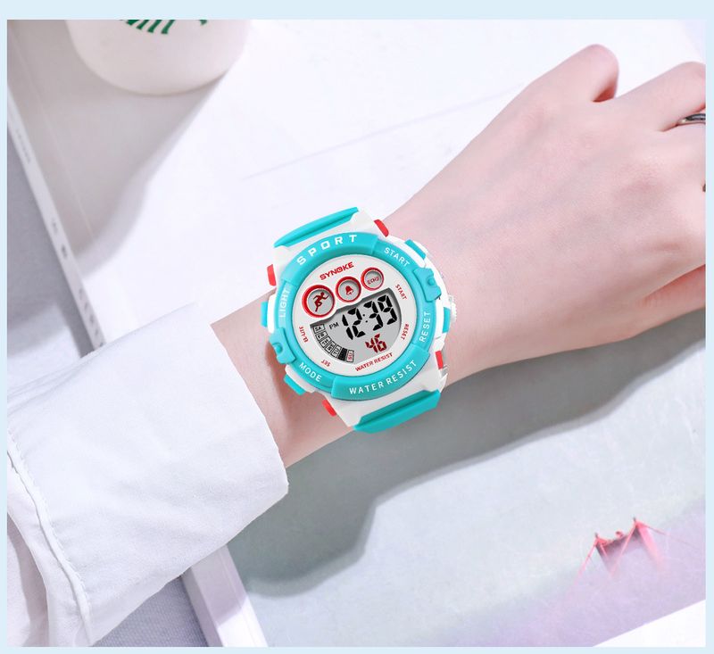 Laste õpilaste elektrooniline käekell spordi veekindel poiss tüdruk üliõpilane populaarne elektrooniline kella stabiilne kohapeal otseülekande pakkumise_voghion.com