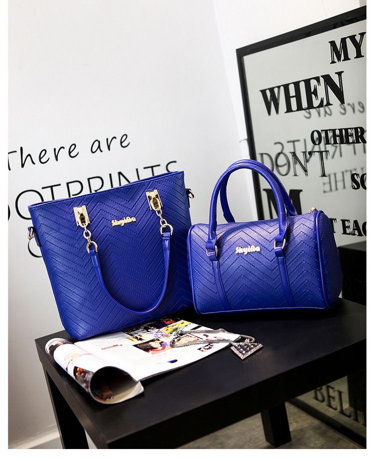 Bolsa feminina de outono e inverno, versão da tendência da moda, conjunto de seis peças para mãe e filho, bolsa de um ombro, transversal versátil, lote misto_voghion.com