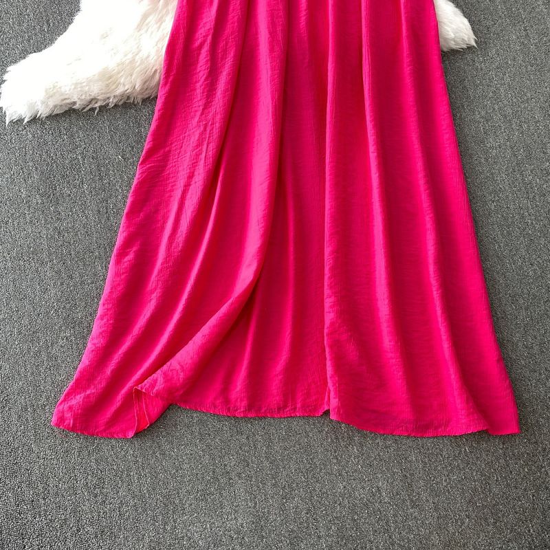 Women's Clothing Gentle Pink Design Temperament Bow Tie Lapel Shirt Casual Loose Slim Suspender Dress Suit_voghion.com