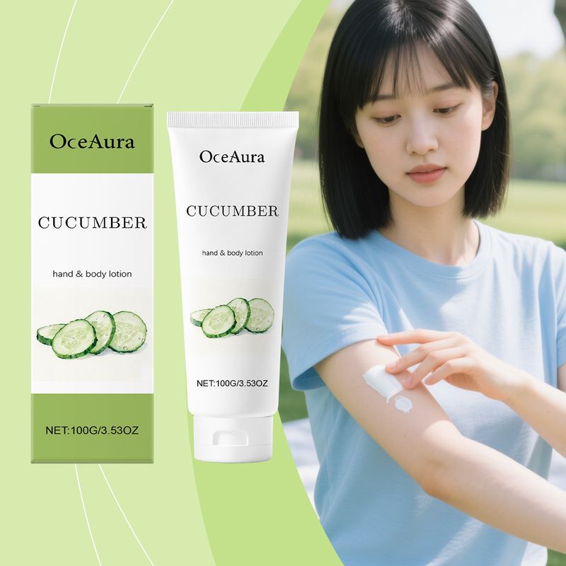 OCEAURA Cucumber Smooth, Delicate Elastic Skin Nourishing Hydrating Refreshing And Comfortable Body Lotion_voghion.com