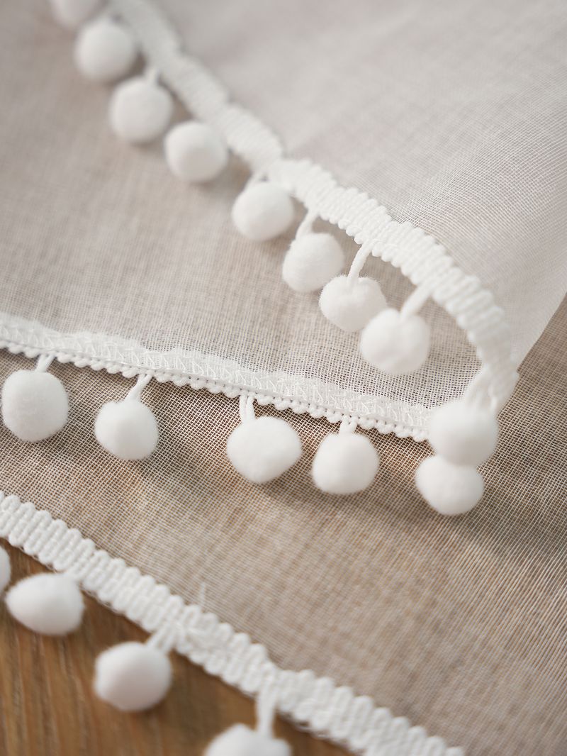 Linen Cafe Curtains For Kitchen - Semi Sheer Window Valance, Polyester Cabinet Cover For Pantry Shelves, Modern Short Curtains For Home Decor_voghion.com