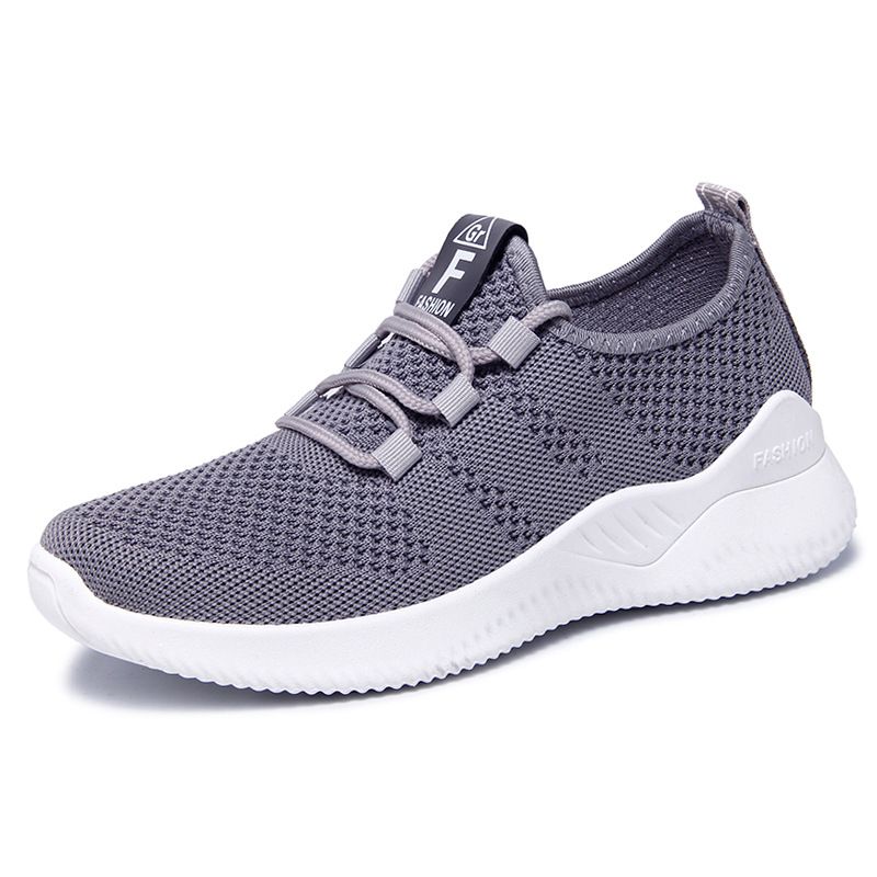 Damen Große Damenschuhe Damen Freizeitschuhe Atmungsaktive Fly-woven Einzelschuhe Sneakers Damen_voghion.com