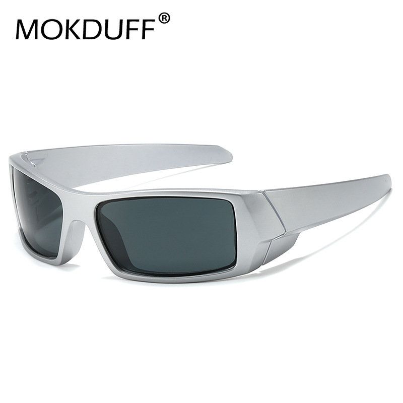 Nei Arrivée Y2K Sport Punk Sonnebrëller Fraen Männer 2024 Mark Designer Quadratesch Brëll Sonnebrëller UV400 Faarweg Spigel Moud Brillen_voghion.com