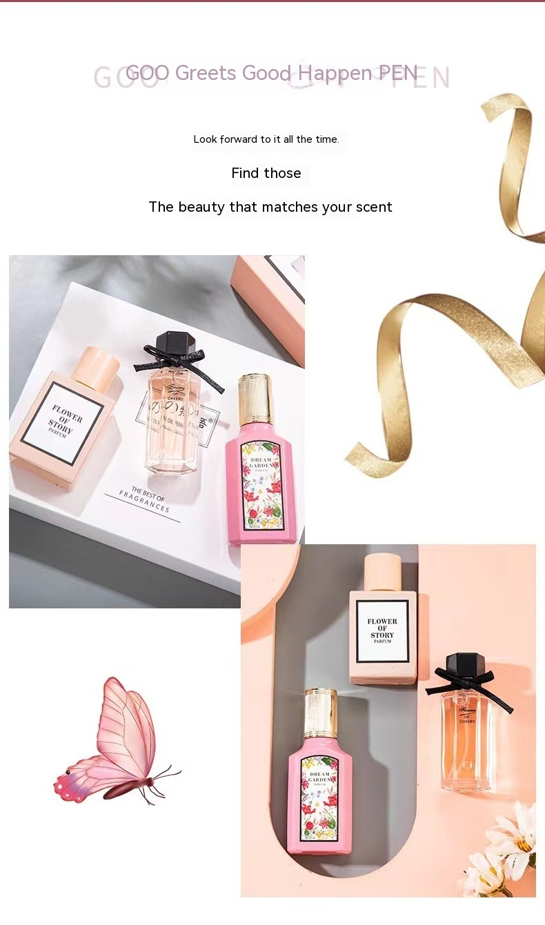 2024 New Hot Perfume Flower Yueqimeng Women's Perfume 3 Piece Set Fresh and Lasting Fragrance Oriental Perfume_voghion.com