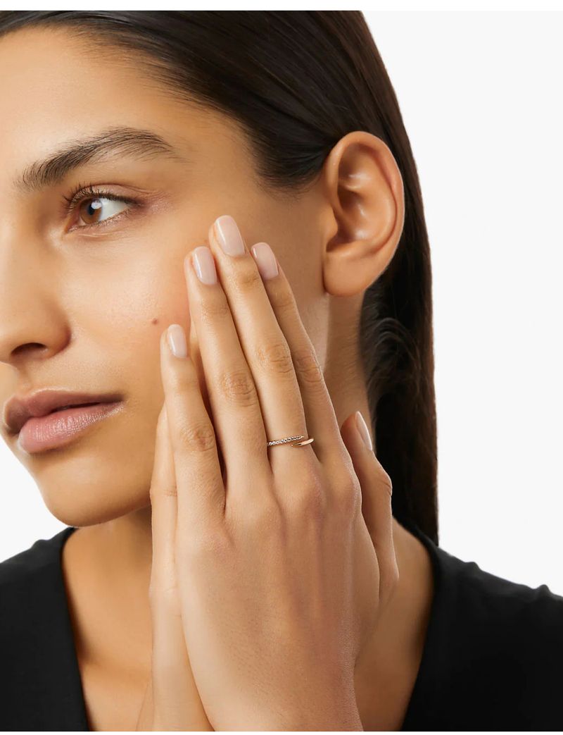 Damenschmuck Eingelegter 5A Zirkon Klauenring Leichter Luxus High-End-Modedesign Vielseitiger täglicher offener Ring_voghion.com