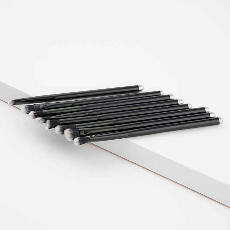 Pennelli per trucco da 8 pezzi, set per occhi, strumenti di bellezza, manico in legno, pennello per ombretto, pennello per correttore GUJHUI_voghion.com