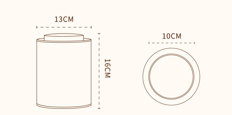 General New Tea Cans Packaging Tinplate Cans for Storage of Empty Cans Tea Bag Storage Box_voghion.com