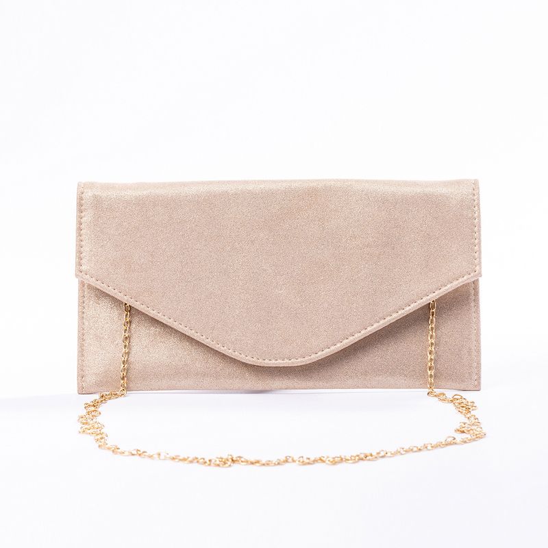 Pochette de soirée en daim pailleté, sac messager pour robe de banquet, sac à la mode et polyvalent pour femme_voghion.com