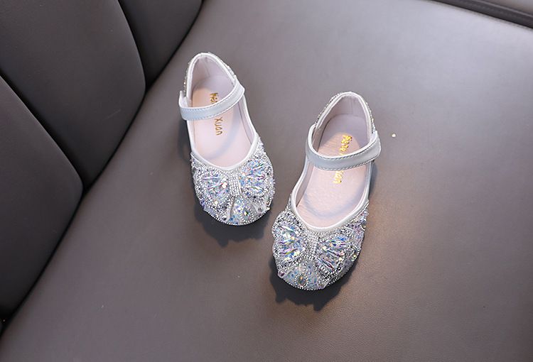 Neu Damen Baby Mädchen Mädchen Prinzessin Diamant Einzelnen Schuhe Leder Schuhe Dance Performance_voghion.com