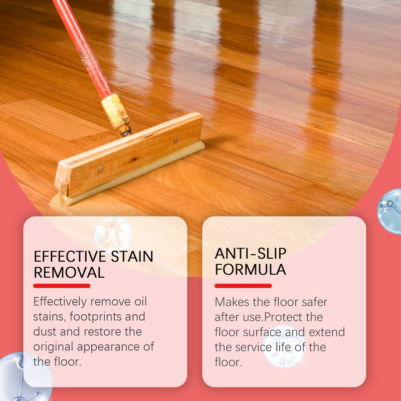 Jakehoe Decontamination Floor Cleaner Flooring Multi-Effect Decontamination Polishing Brightening Orange Fragrance Foam_voghion.com