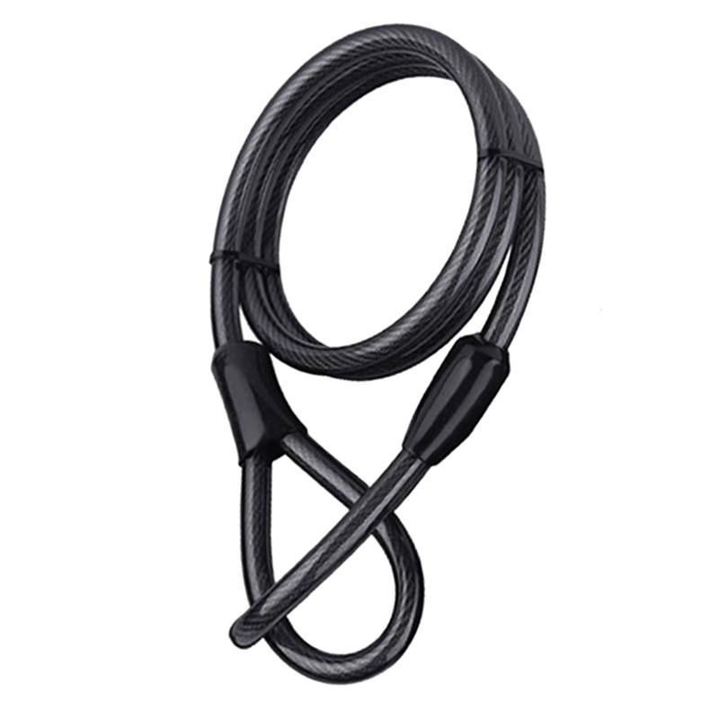 Anti-Theft Cable With Looped Ends Anti-Theft Security Cable Double Loop End Lightweight Sturdy Bikes Lock Cable For Bicy_voghion.com