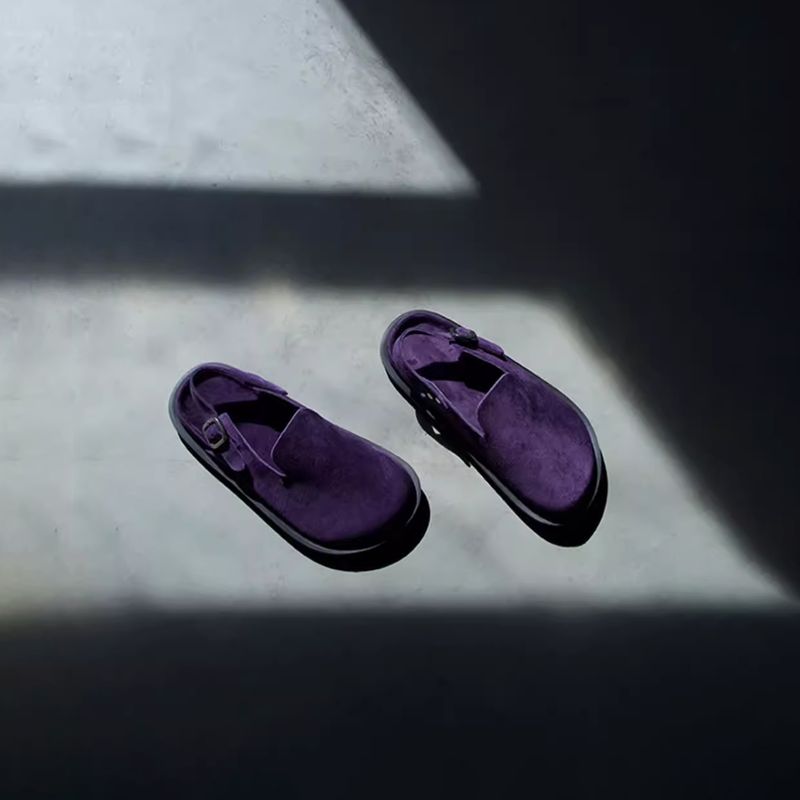 New Style Summer High-End Closed-Toe New Outdoor Slippers Casual Fashion Comfortable Single Shoes_voghion.com