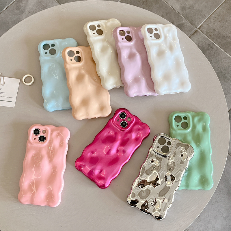Mobile phone case solid color macaron suitable for iPhone15pro max mobile phone case Apple 13 electroplating 14 soft shell 11_voghion.com