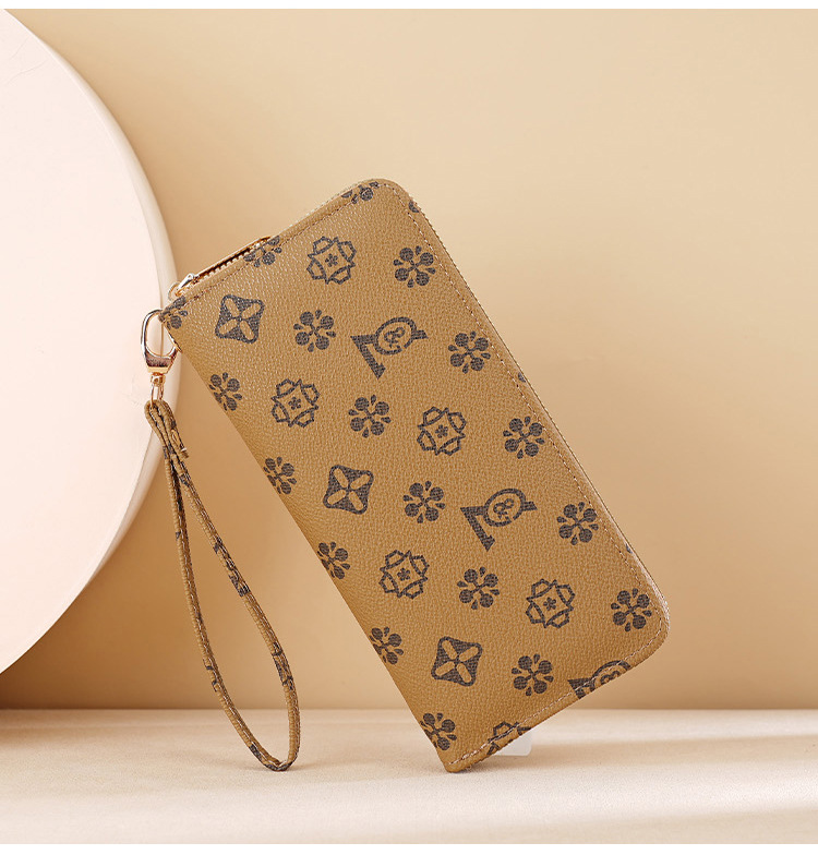 Lompakkokukkaro Naisten Naisten Pitkä Clutch Laukku Monitoiminen Suuri kapasiteetti Presbyopia Matkapuhelinlaukku Kolikko Lompakko Lompakko Lompakko Lompakko_voghion.com