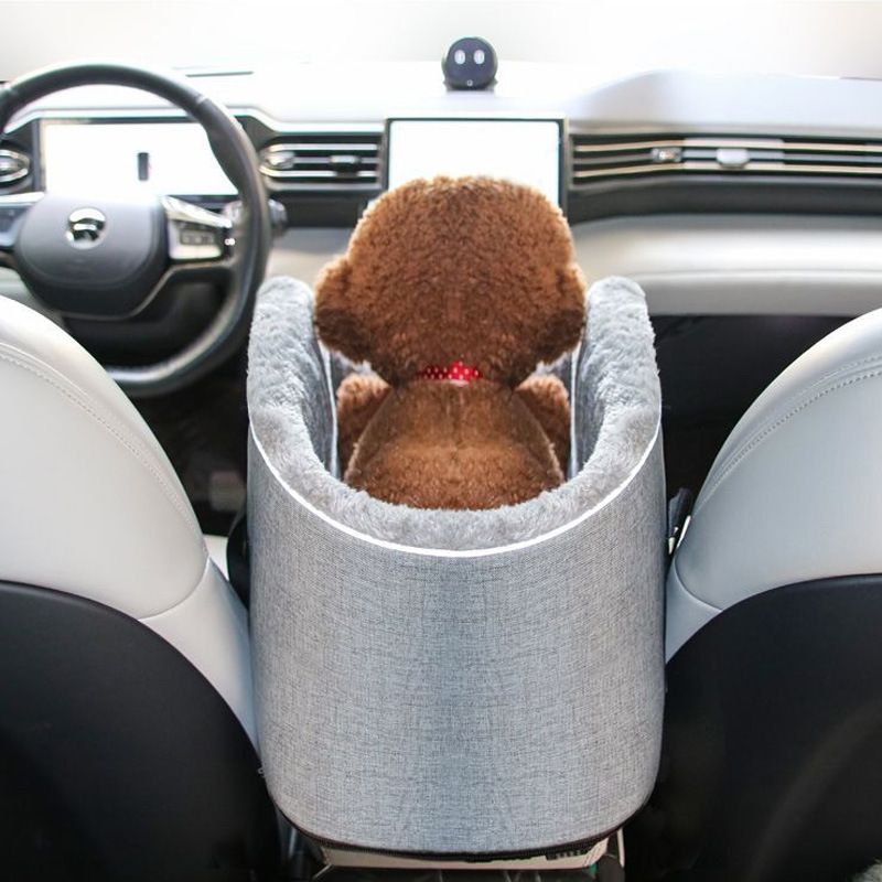 Lit de transport central pour chat/chien, tapis de siège, sac de voyage pour animaux_voghion.com