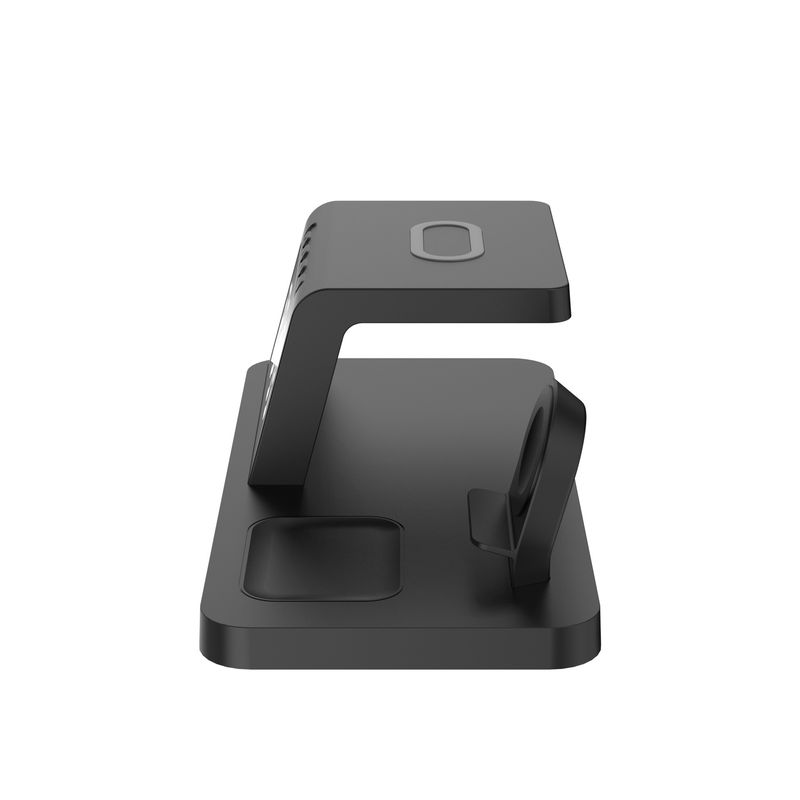 New Private Model Mobile Phone Wireless Charger Multi Function Fast Charging 15W Clock Alarm Watch Earphone Wireless Charging_voghion.com