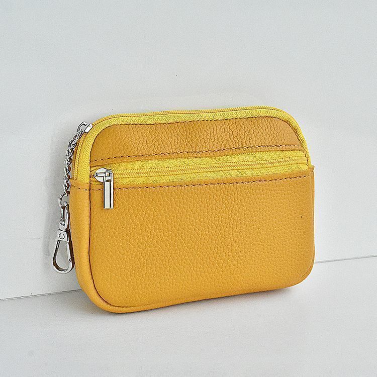 New Color-Block Mini Dumpling Unisex Coin Purse Nylon Small Car Key Lipstick Storage Earphone Bag_voghion.com