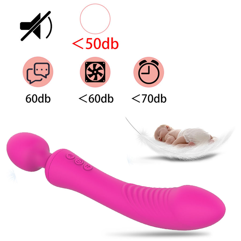 Leistungsstarker Dual-Vibratorstab, magischer G-Punkt-Massage-Analplug, Spielzeug für Erwachsene. Klitoris stimuliert weichen weiblichen Masturbator_voghion.com