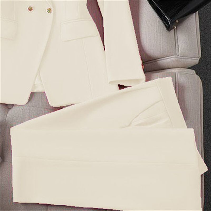 Women's Clothing Spring Red Suit Jacket Women's New Professional Temperament Commuter Small Fashion Suit Set_voghion.com