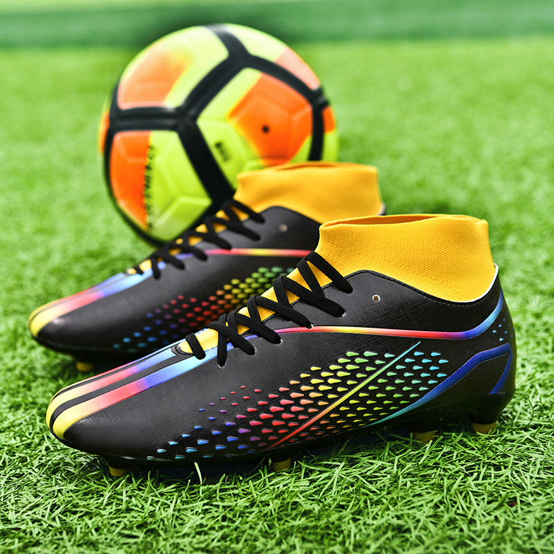 Fußballschuhe Fußballschuhe High Top Jugend Student Wettkampftraining Kunstrasen AG Spikes_voghion.com