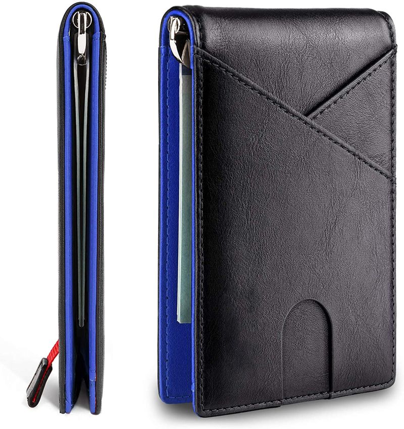 RFID-blockierendes Kartenetui – Geldbörse aus ultra-faserigem Leder im Vintage-Stil für Herren, schlankes Design mit Diebstahlschutz_voghion.com