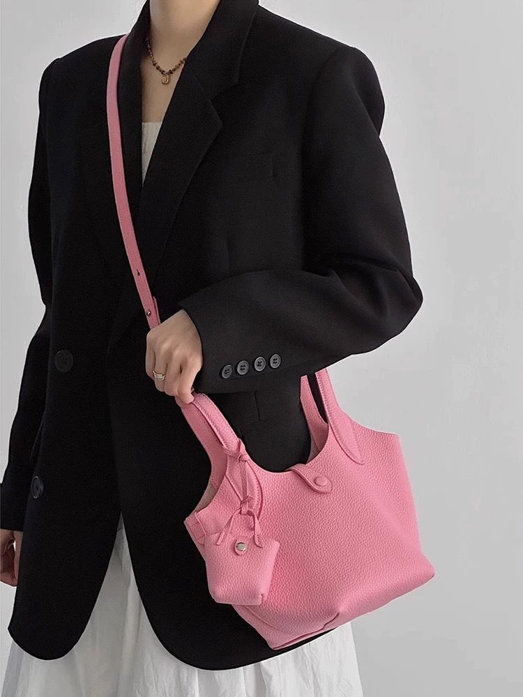 Borsa a cestino di verdura, leggera di lusso, di nicchia, a spalla, a tracolla, casual, morbida_voghion.com