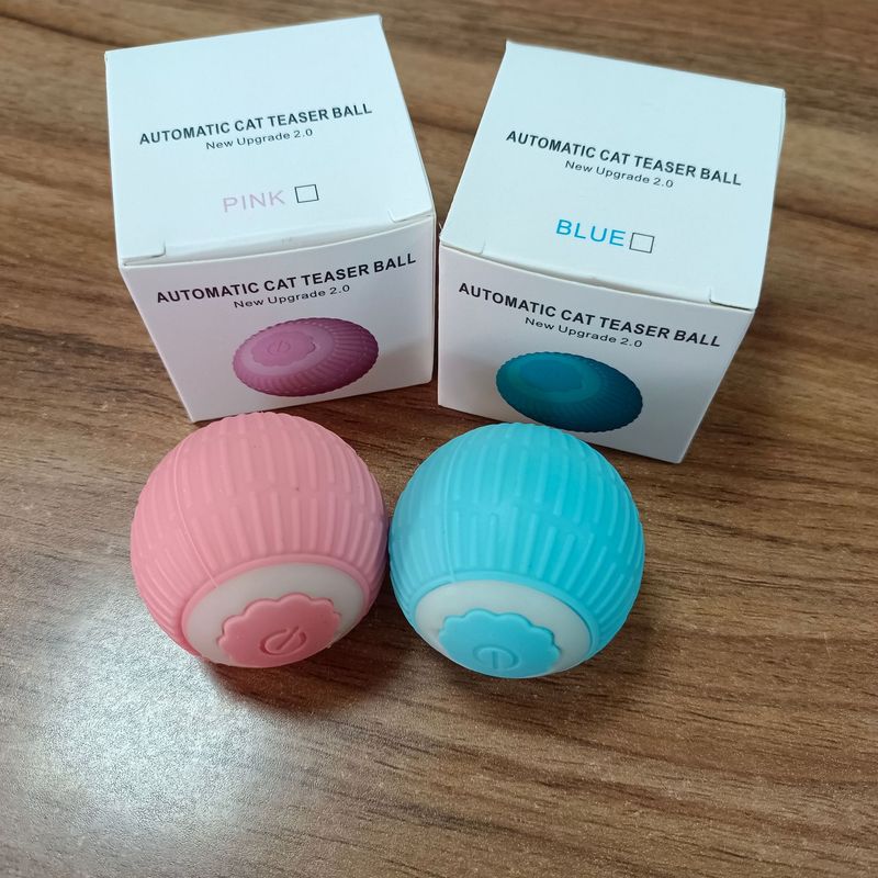 Varinha de auto-entretenimento de brinquedo, rolante inteligente, automático, provocador, celebridade da internet, suprimentos elétricos para gatos, bola pequena_voghion.com