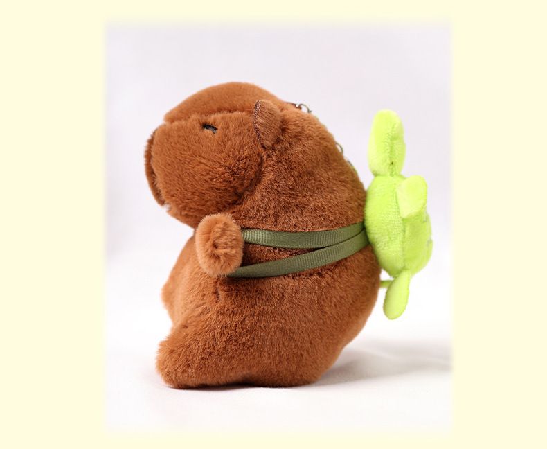 Capybara pendant capy guinea pig plush toy bag pendant doll rag doll capybara capybara doll_voghion.com