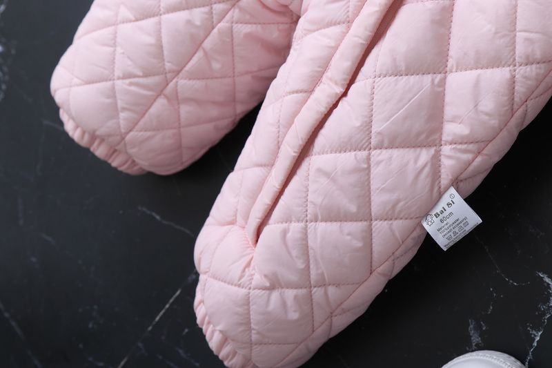 Cozy Fleece-Lined Hooded Baby Jumpsuit With Adorable Ear Design - Winter Warm One-Piece Romper For Toddlers (1-3 Years, 80-100cm) - Soft Polyester_voghion.com