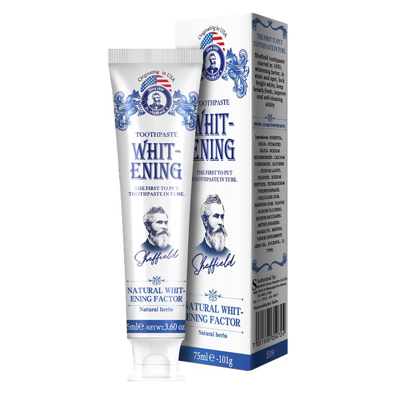 OEM all'ingrosso Poca soda brillante sbiancante Nessuna sensazione di granulometria Dentifricio con formula Boarless_voghion.com
