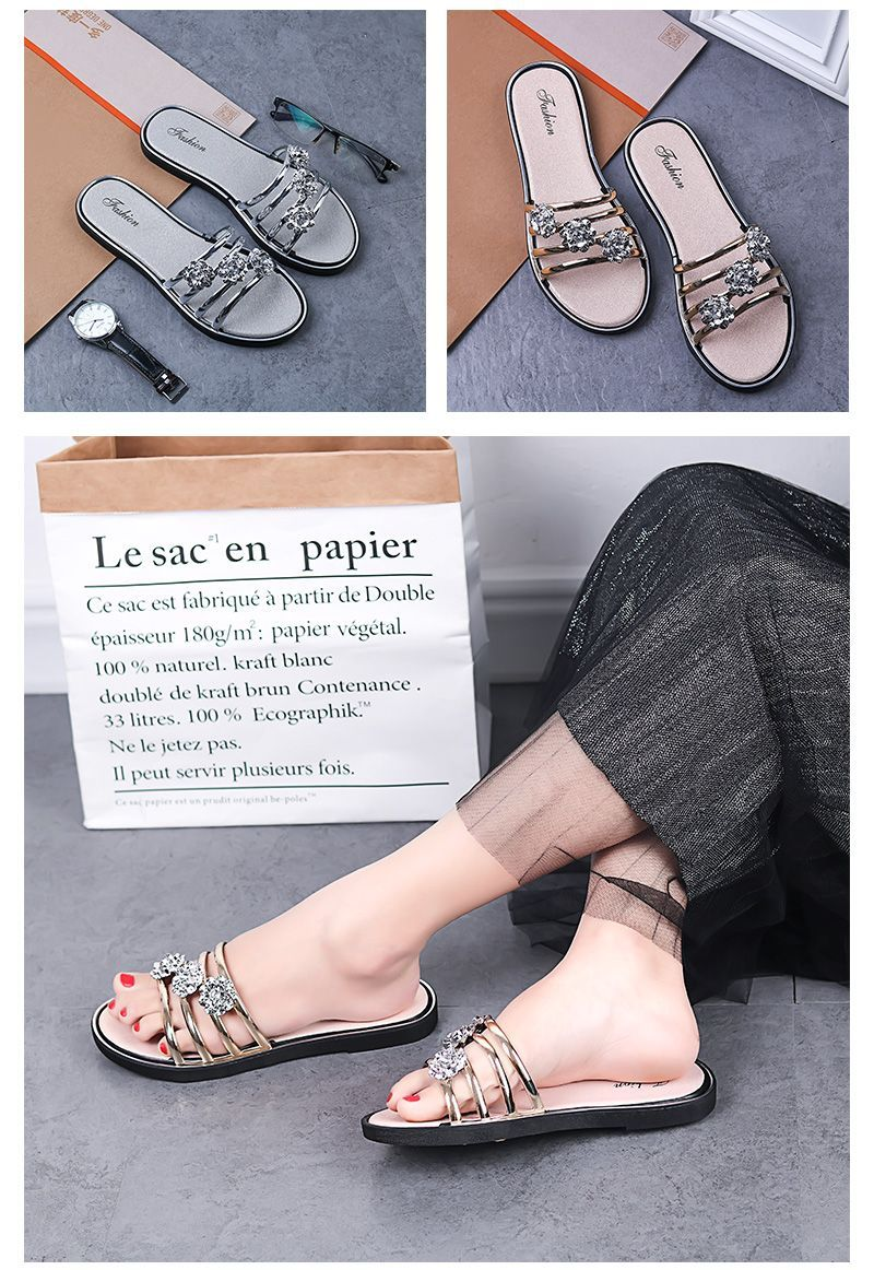Pantofi de plajă leneși versatili cu fund plat, roșii, cool pentru femei, 2024, vară nouă, Internet, papuci de plajă herringbone, roșii, cu fund plat, model nou_voghion.com