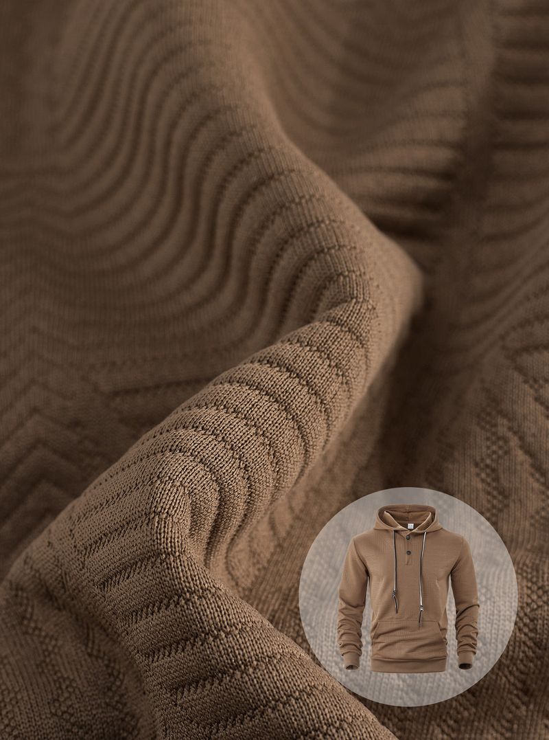 Men's Oversized Hooded Sweatshirt – Stretch Polyester Streetwear Pullover With Ribbed Hem (S-XXXL, Lightweight, Quick-Dry, Non-Iron Tech)_voghion.com