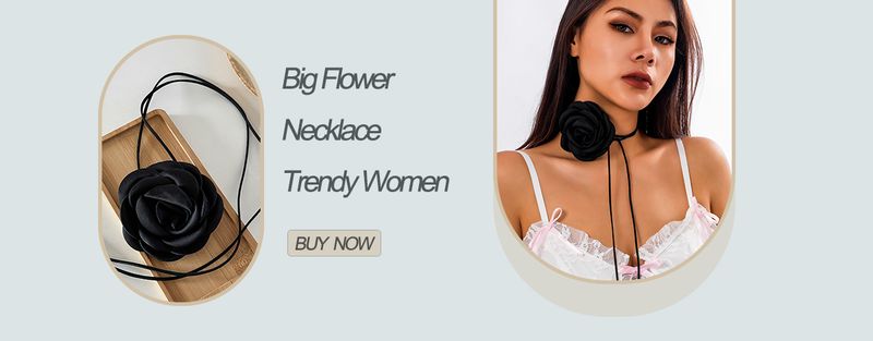 Collana elegante e semplice con cerchi spessi e torce per donna, collare girocollo alla moda 2024, gioielli di moda sul collo_voghion.com