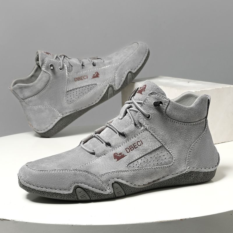 Stivali Martin da uomo, alti, foderati in pile, caldi e casual, in cotone, con strato superiore_voghion.com