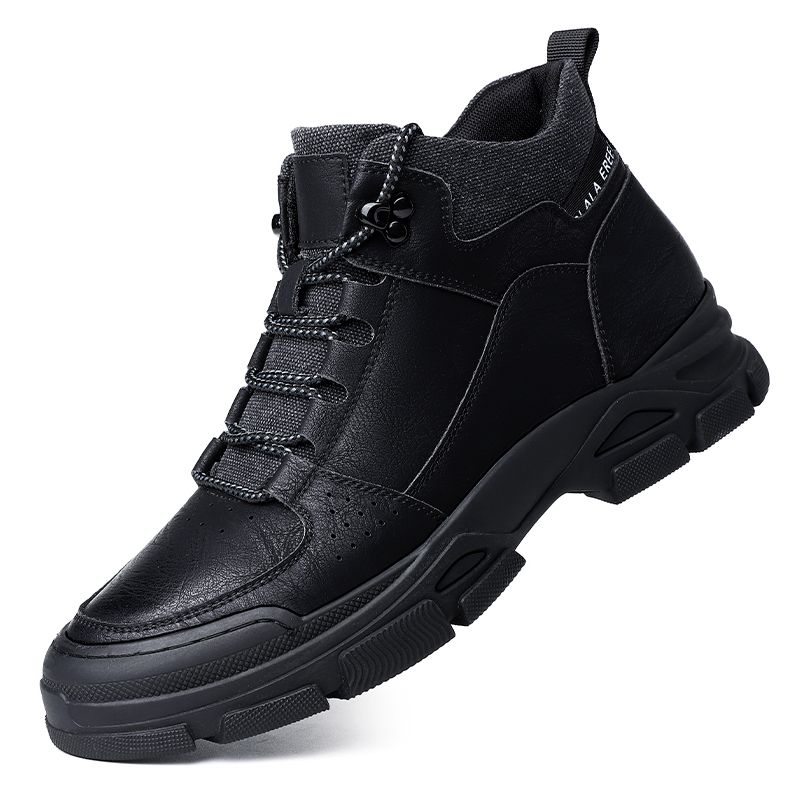 Autumn And Winter Men's Shoes Comfortable And High-quality Casual Styles Outdoor Le Isure Walking Thick Soled Warm Boots_voghion.com