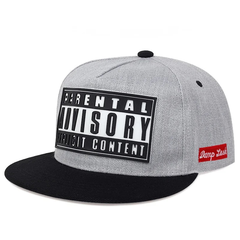 Berretto da baseball Hip Hop regolabile da donna di moda ADVISORY per cappelli snapback in cotone per cappelli da sole casual per adulti unisex_voghion.com