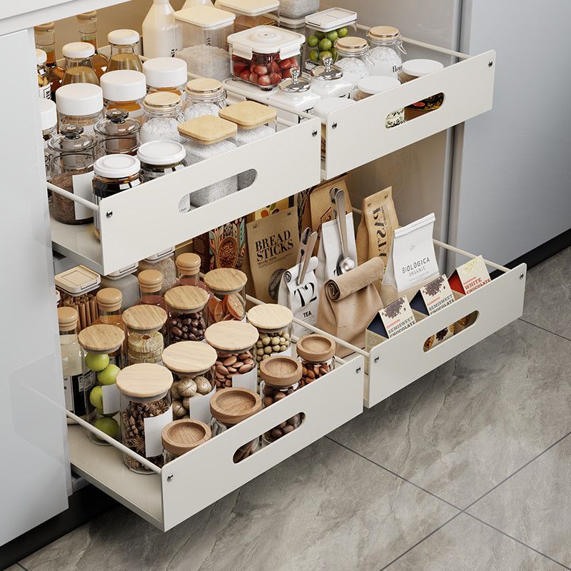 Cesta para ollas de cocina de estilo chino, armario multifuncional extraíble, organizador portátil de almacenamiento impermeable, no_voghion.com