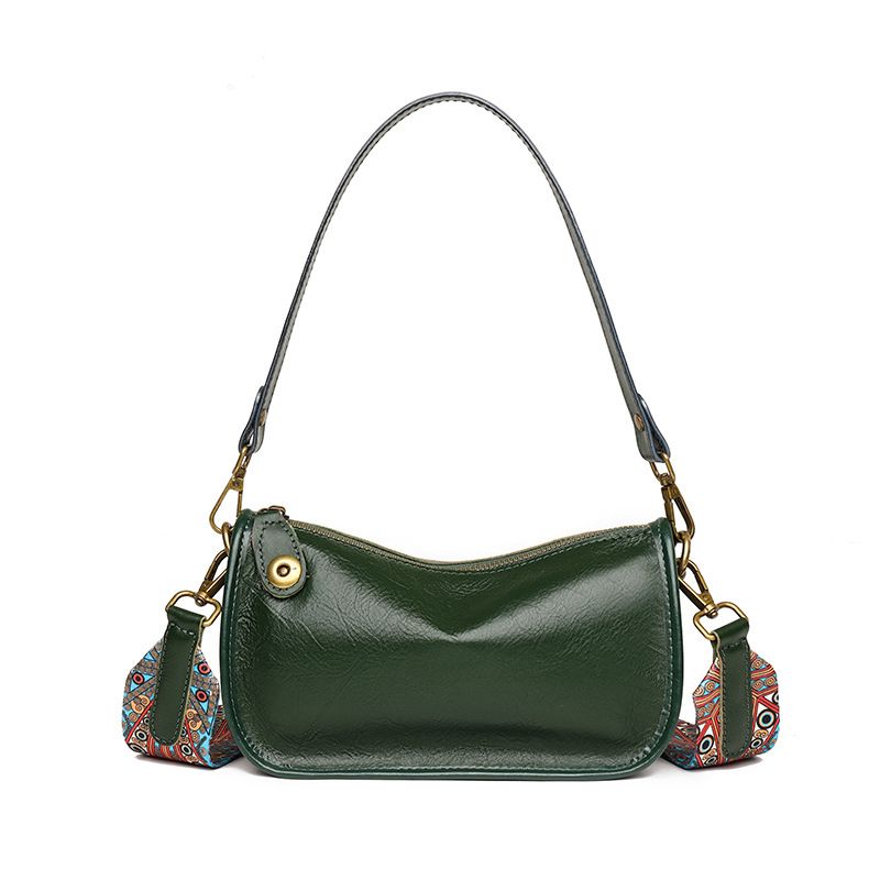 2022 Nuova borsa a tracolla singola in vera pelle da donna, versatile, alla moda, con strato superiore ascellare in pelle bovina conciata al vegetale e linfa d'albero_voghion.com