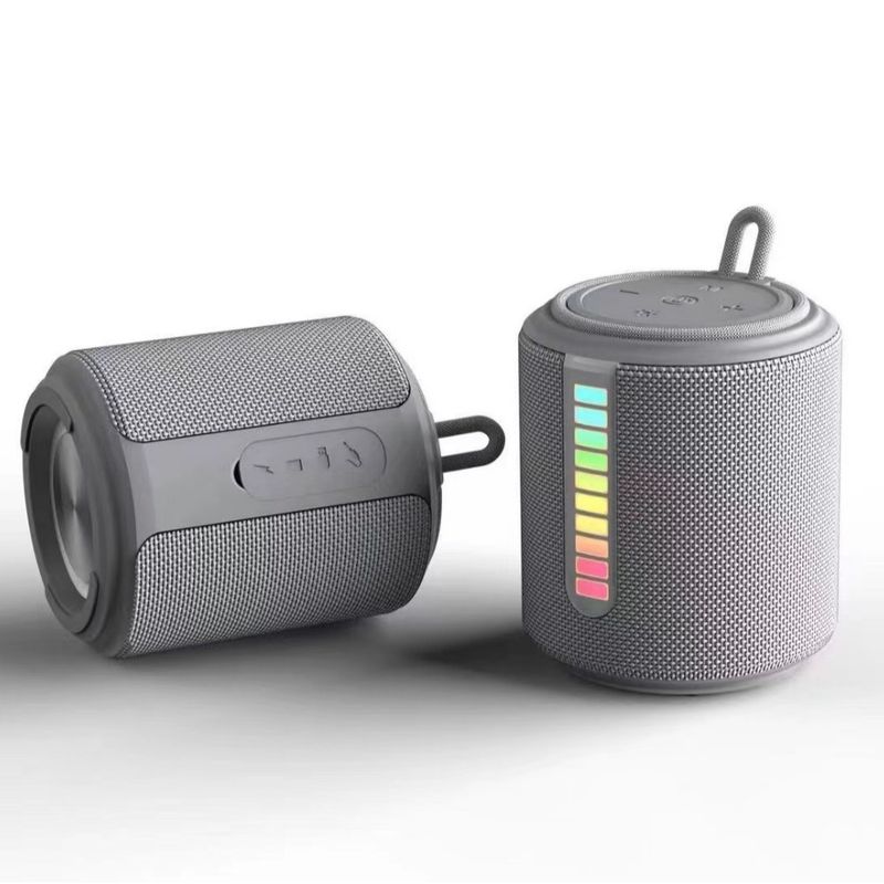 Sh316 gun barrel wireless Bluetooth outdoor portable fabric LED luminous heavy and low bass speaker_voghion.com