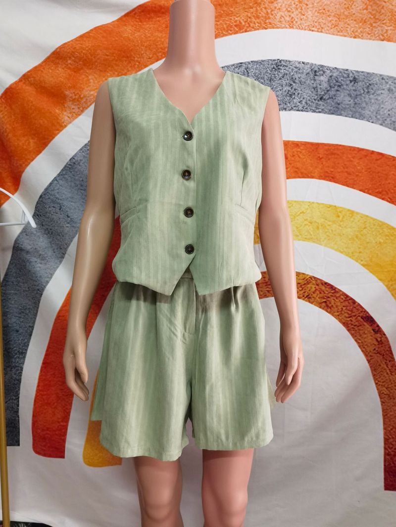 Naiste Spot vest vabaajaülikond naistele uus mood vest jakk top lühikesed püksid_voghion.com