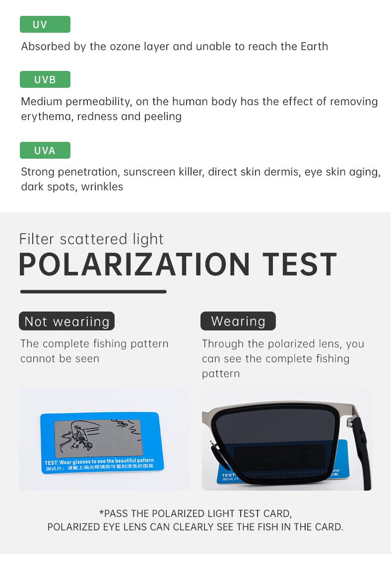 Retro Square Frame Sunglasses Men's Trendy Polarized Sunglasses Men's Sunglasses_voghion.com