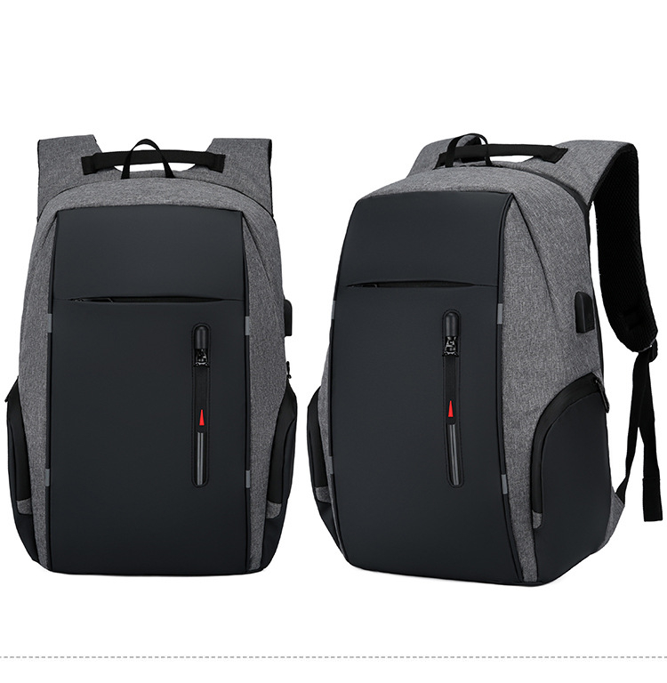 Mochila antirrobo para ordenador portátil para hombre, bolso de negocios de gran capacidad para viaje, mochila con carga USB, 1 ud._voghion.com