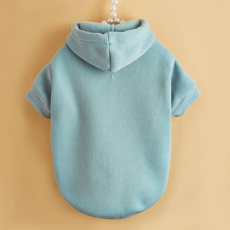 New Puppy Costume Universal For Pomeranians, Bichon Frises, Teddy Dogs, Casual Two-Legged Hooded Fleece Sweatshirt_voghion.com
