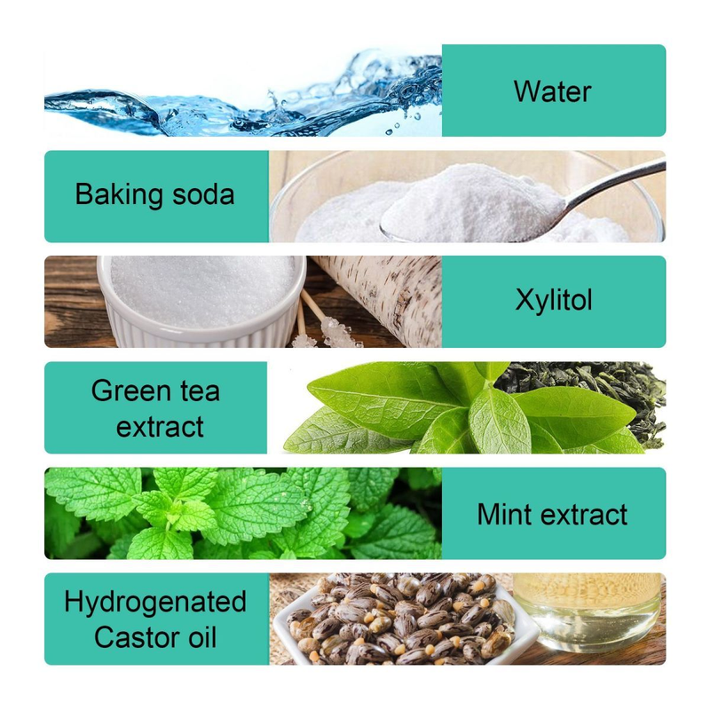 Mousse detergente Rinfresca l'alito, Pulisce in profondità lo sporco dei denti, Dentifricio gengivale, Cura l'igiene orale_voghion.com