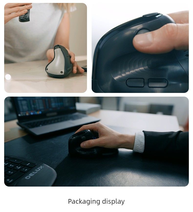 Colorful M618xsd Explorer Wireless Thumb Horizontal Roller Ergonomic Three-Model Rechargeable Vertical Mouse_voghion.com