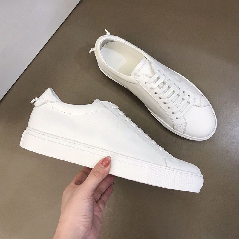Luxury Couple Style Lace Up White Korean Version Breathable Casual Board Trendy Men's Shoes_voghion.com