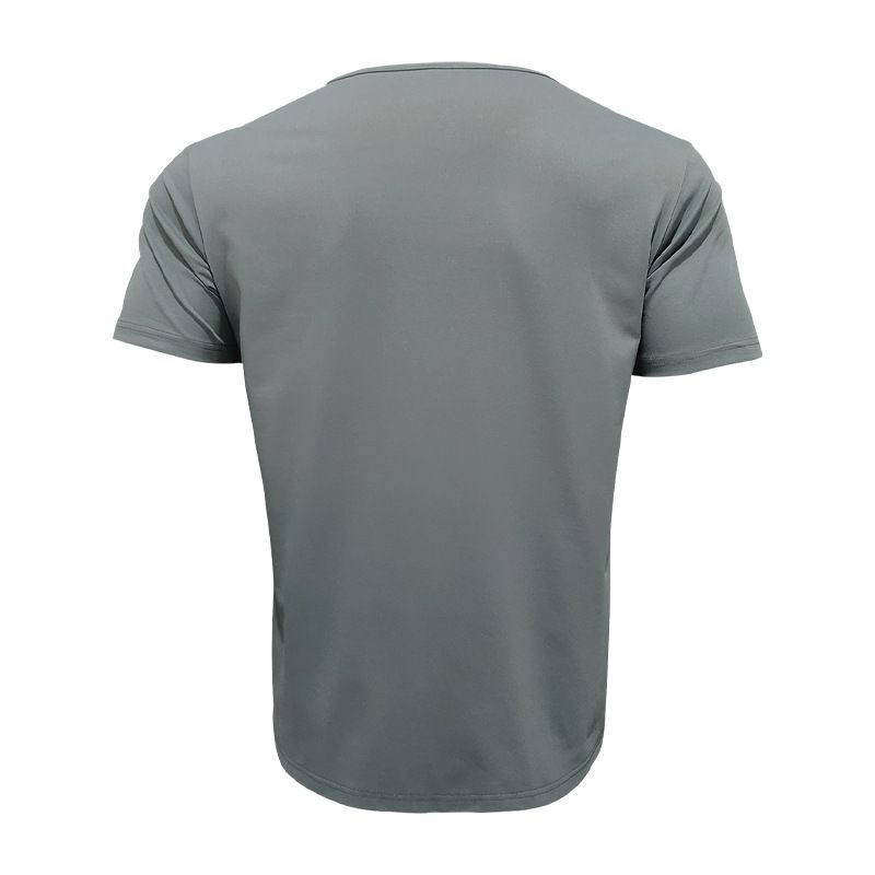 Herren-T-Shirt mit V-Ausschnitt und Tasche – Leichtes Polyester-Mischgewebe mit knitterfreier Oberfläche (S-XXXL) – Lässiges T-Shirt mit schmaler Passform für Komfort im Alltag_voghion.com